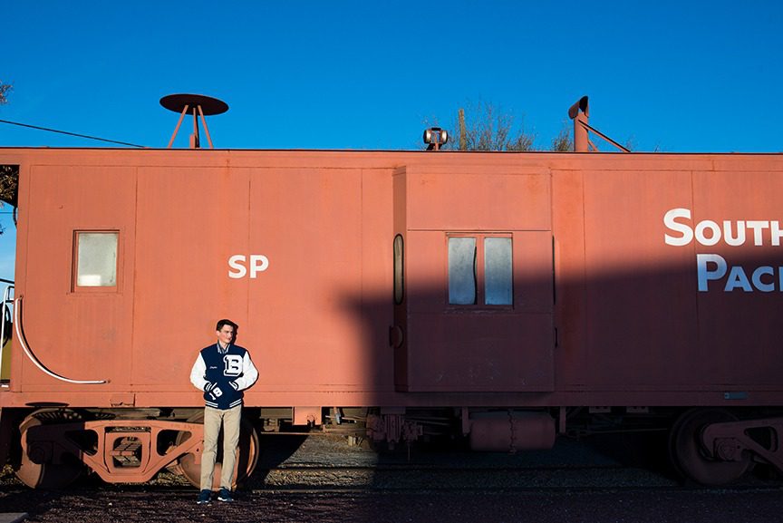 benson-high-school-senior-and-orange-train-car