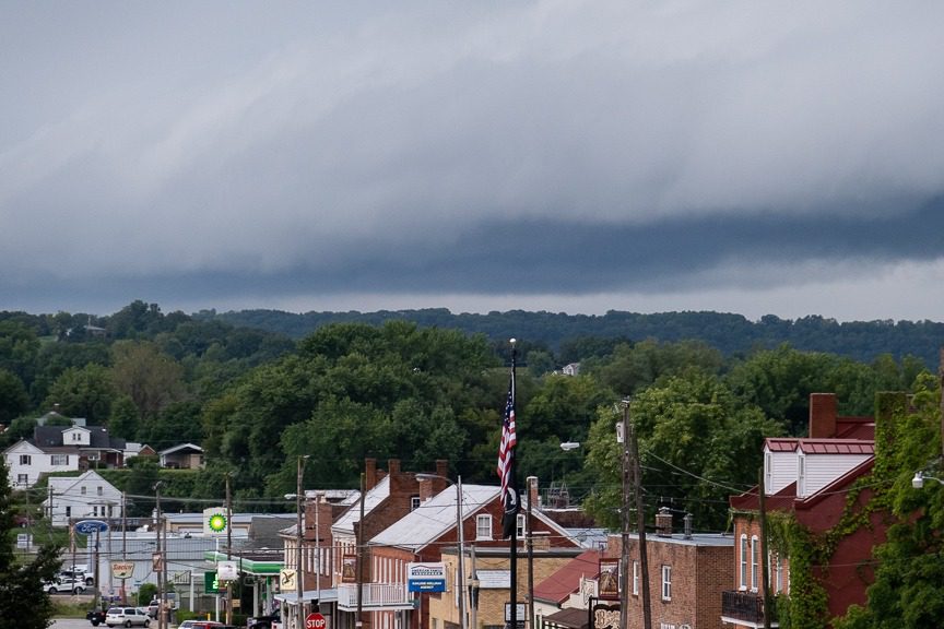 stormy sky over hermann missouri 