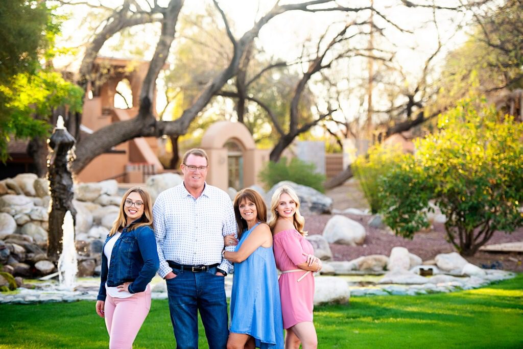 green in the desert - family photos in tucson