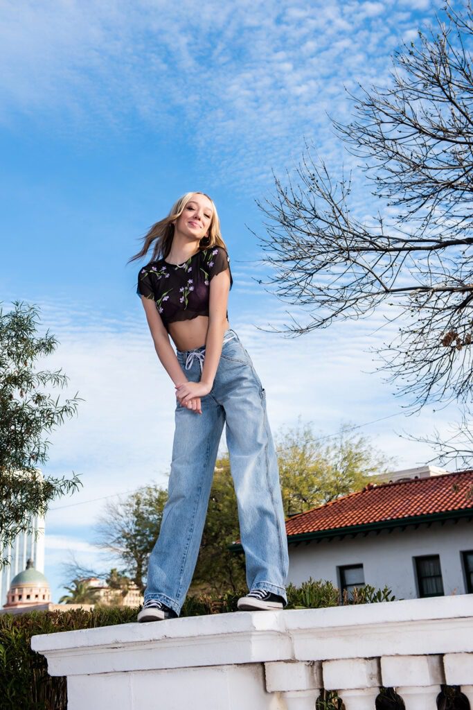 Tucson urban senior pictures