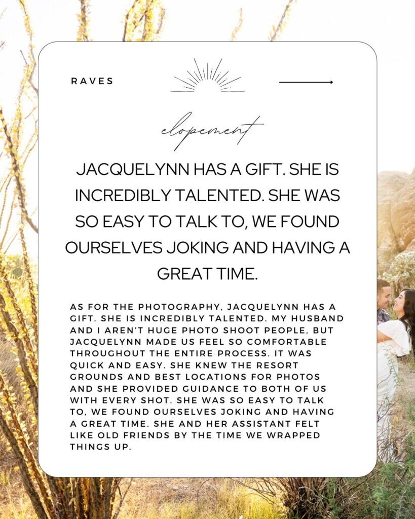 Tucson Elopement Photographer