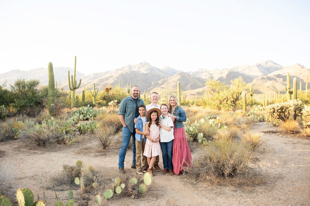 Tucson Saguaro Family Sessions
