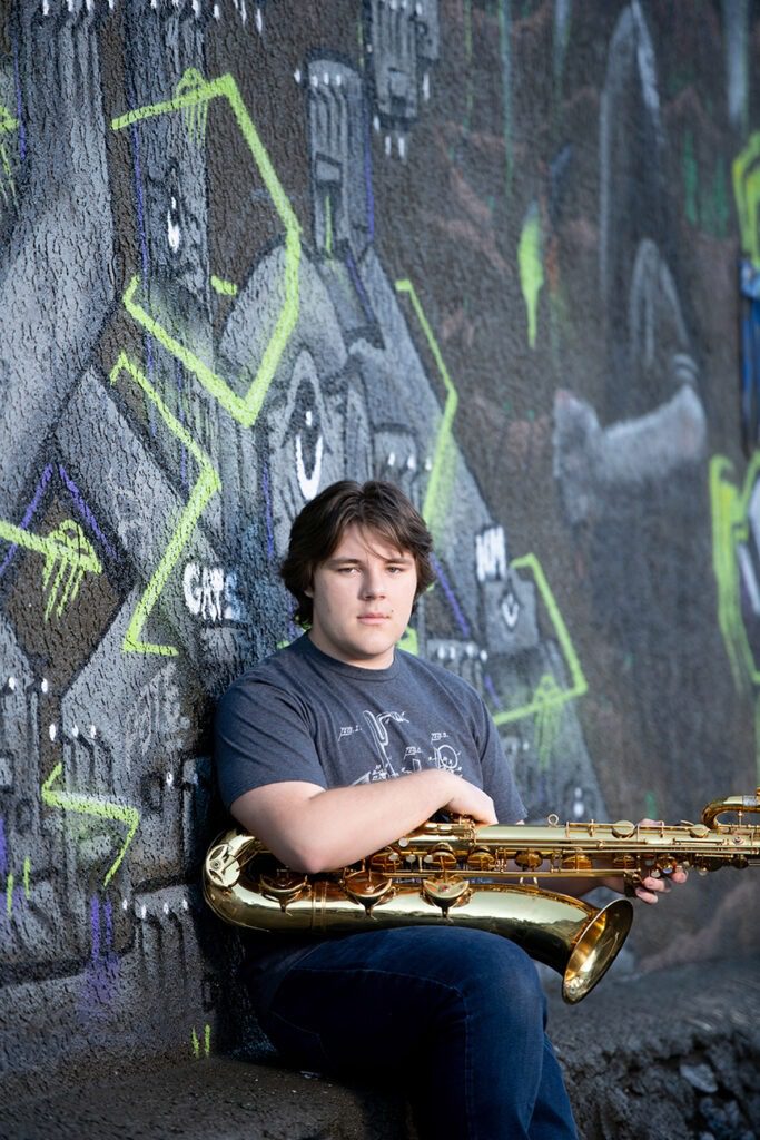 Downtown Tucson Musician Senior Pictures
