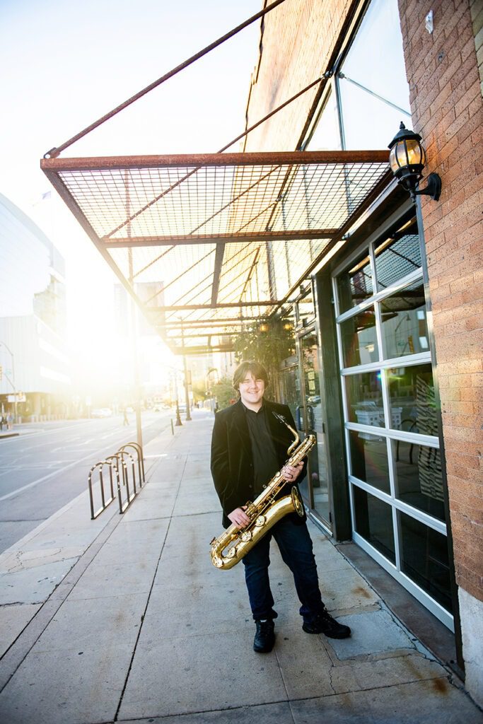 Downtown Tucson Musician Senior Pictures