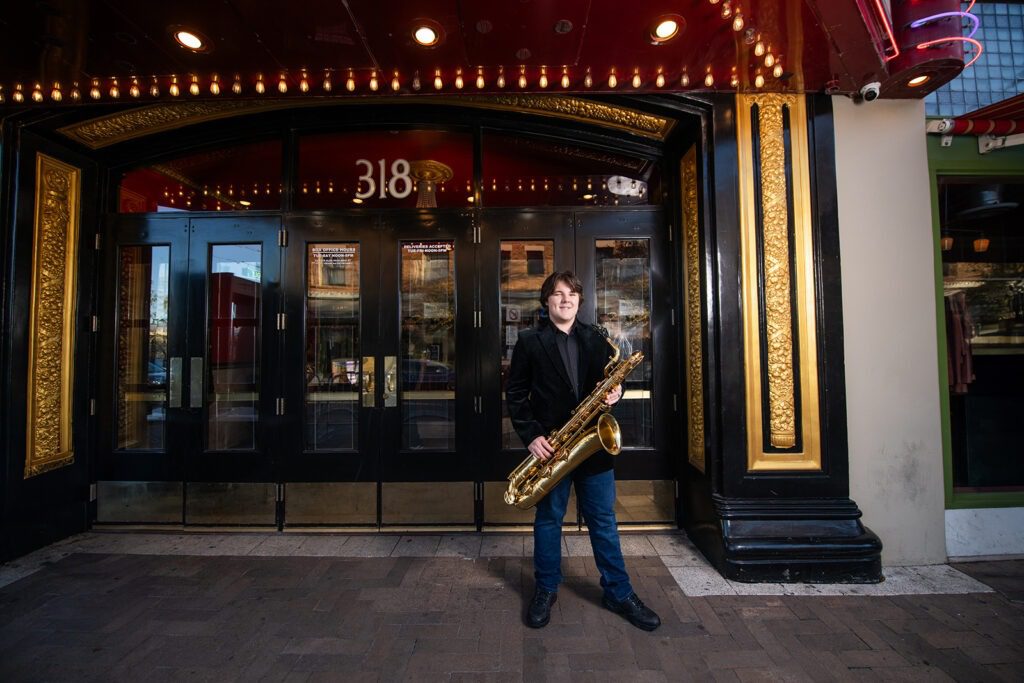Downtown Tucson Musician Senior Pictures