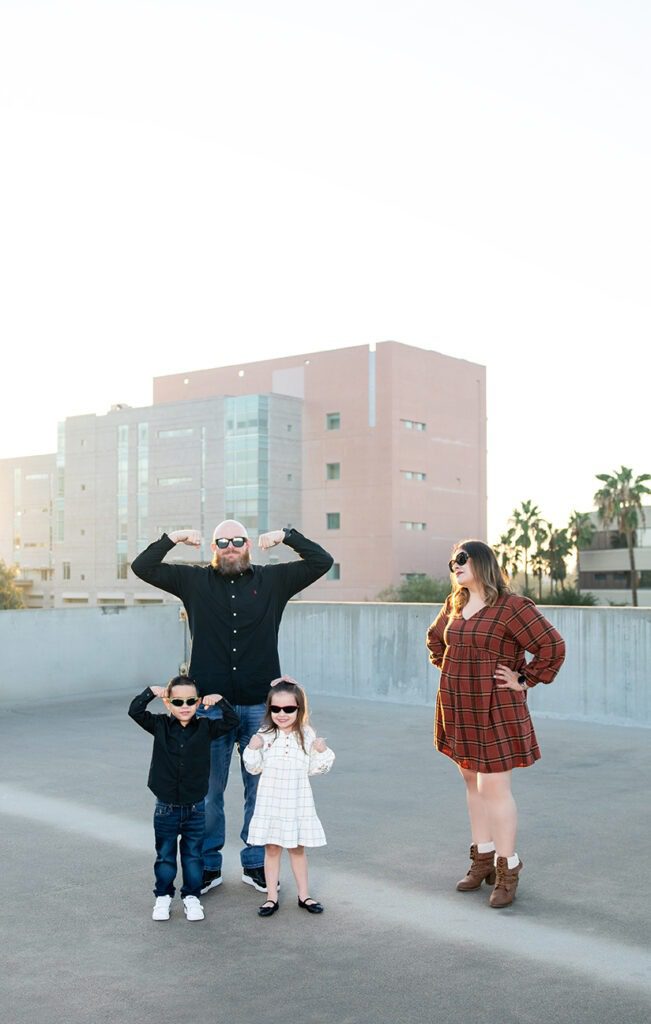 Tucson Urban Sunrise Family Session