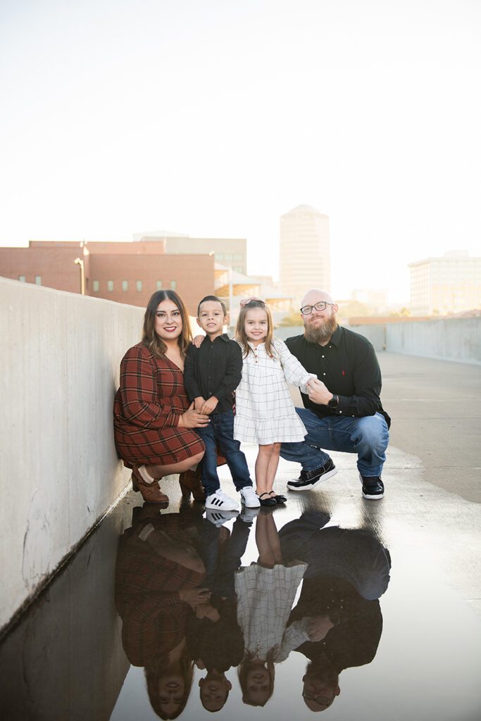 Tucson Urban Sunrise Family Session