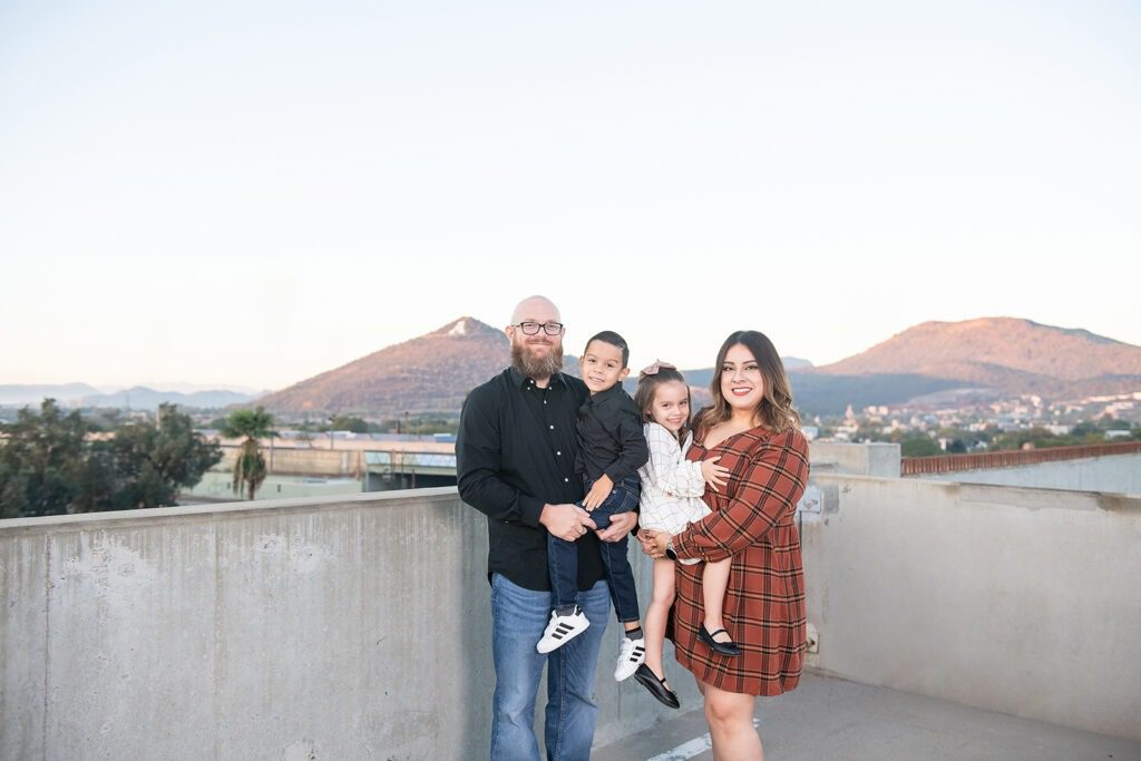 Tucson Urban Sunrise Family Session