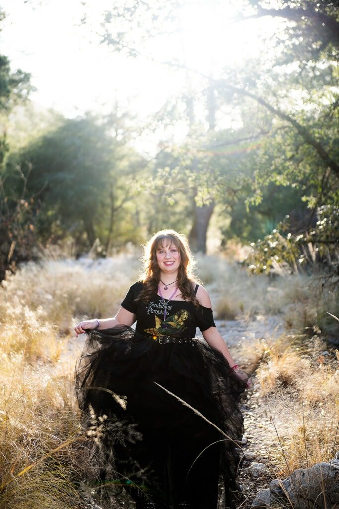 dark and moody senior pictures tucson