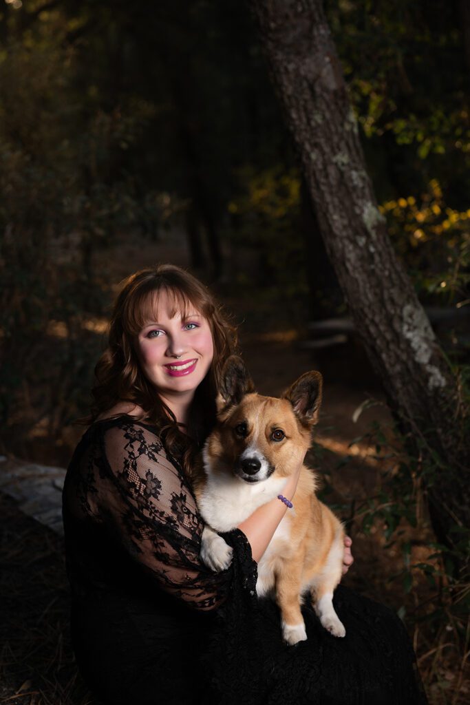 tucson Senior Pictures with dog