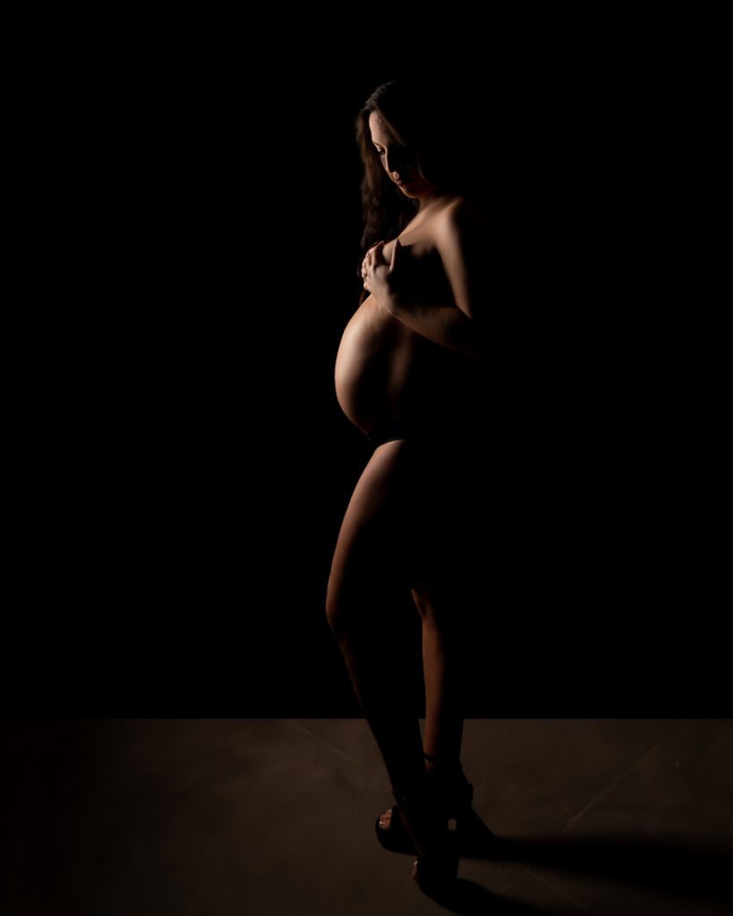 studio maternity boudoir photography Tucson